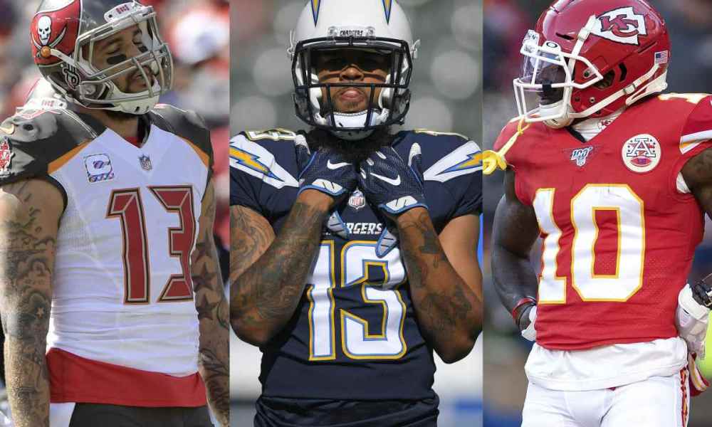 NFL top 10 wide receivers going into the 2020 season