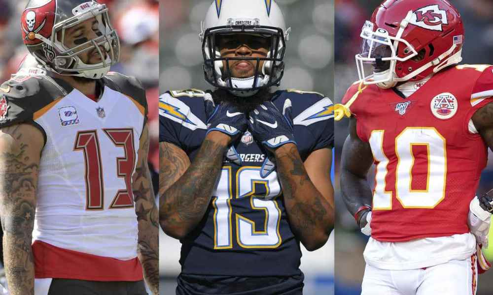 NFL Top ten wide receivers in 2020