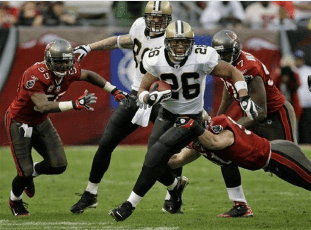 best seasons ever by a saints running back